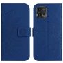 Mobigear Sunflower Motorola Moto G72 Wallet case - Dark Blue