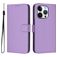Mobigear Urban Wallet iPhone 16 Pro Funda tipo libro Cartera - Morado
