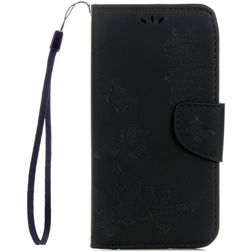 Mobigear Butterfly Samsung Galaxy S8 Lompakkokotelo + Setelitasku - Musta