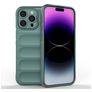 Mobigear Bumpy iPhone 15 Pro Max TPU flexível Capa traseira - Verde
