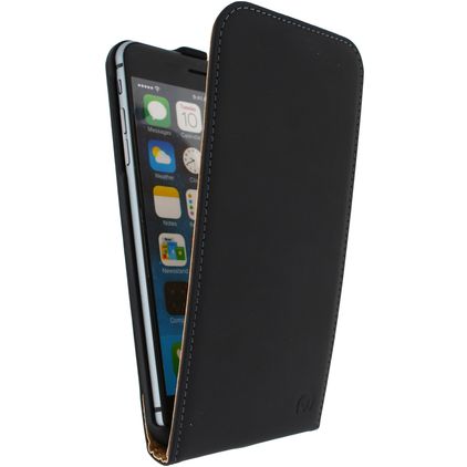 Mobilize Ultra Slim Flip iPhone 6 Plus Läppäkotelo - Musta