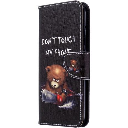 Mobigear Design Huawei P40 Lite E Wallet case - Do Not Touch