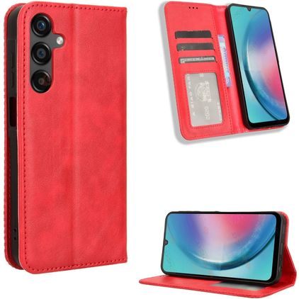 Mobigear Sensation Samsung Galaxy M55 Wallet case - Red