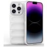 Mobigear Bumpy iPhone 15 Pro Fleksibel TPU Bagsidecover - Hvid