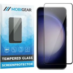 Mobigear Premium Samsung Galaxy S23 FE Panssarilasi Näytönsuoja - Suojakuoren kanssa yhteensopiva - Musta
