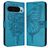 Mobigear Butterfly Google Pixel 9 Pro XL Etui z klapką typu portfel - Niebieski