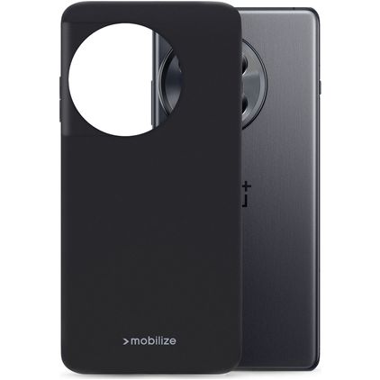 Mobilize Rubber Gelly OnePlus 12R Flexibel TPU Skal - Matt Black