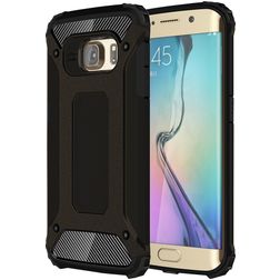 Mobigear Outdoor Samsung Galaxy S6 Edge Kova Suojakuori Iskunkestävä - Musta