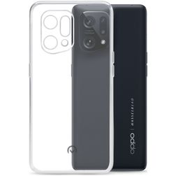 Mobilize Gelly Transparentní OPPO Find X5 Flexibilní TPU Zadní kryt - Průhledná