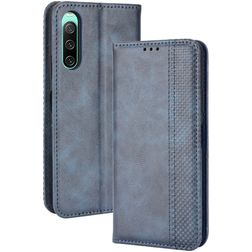 Mobigear Sensation Sony Xperia 10 IV Capa livro Carteira - Azul