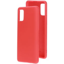 Mobiparts Samsung Galaxy A41 Silicone Capa traseira - Scarlet Red