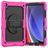 Mobigear SureGrip Xtreme Samsung Galaxy Tab A9 Plus (2023) Plastica rigida / Silicone Back cover + Tracolla + Supporto - Rosa
