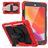Mobigear SureGrip Xtreme iPad 8 (2020) Plastica rigida / Silicone Back cover + Portapenna + Tracolla + Supporto - Nero / Rosso
