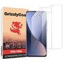 GrizzlyCoat Xiaomi 12 Hidrogel TPU Película de ecrã - Compatível com capas (Pack de 2)