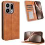 Mobigear Sensation OPPO Find X9 Wallet case - Brown