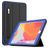 Mobigear Tri-Fold Folio iPad 8 (2020) Etui Tworzywo sztuczne / TPU Etui z klapką + Uchwyt na rysik - Czarny / Niebieski