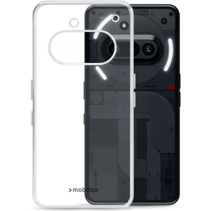 Mobilize Gelly Transparente Nothing Phone (3a) TPU flexível Capa traseira - Transparente
