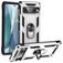 Mobigear Armor Ring Google Pixel 7 Pro Hardcase Back cover Antiurto con anello - Argento