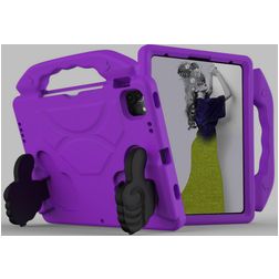 Mobigear Thumbs Up iPad Pro 11 polegadas (2022) Capa para crianças com pega - Roxo