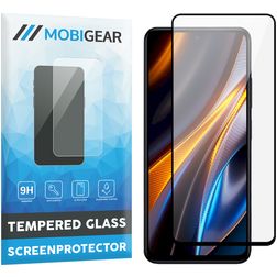 Mobigear Premium POCO X4 GT Glas Skærmbeskytter - Case Friendly - Sort