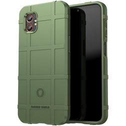 Mobigear Rugged Shield Samsung Galaxy Xcover 7 Pro Flexibel TPU Skal Stötsäkert - Grön