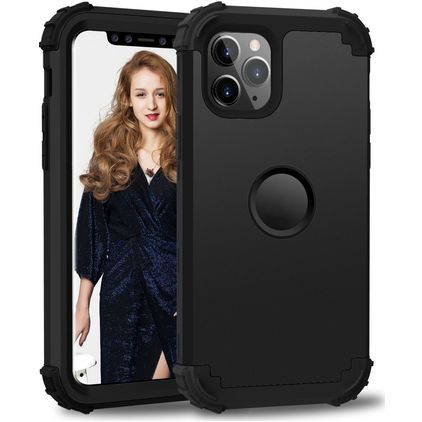 Mobigear Ultra Tough iPhone 11 Pro Max Hardcase Back cover Antiurto - Nero
