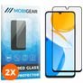 Mobigear Premium HONOR X7 Cristal templado Protector de pantalla - Compatible con fundas - Negro (pack de 2)