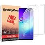 GrizzlyCoat Samsung Galaxy S10 5G Hidrogel TPU Protector de pantalla - Compatible con fundas + Marco de instalación (pack de 2)