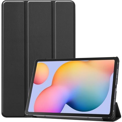 Mobigear Tri-Fold Samsung Galaxy Tab S6 Lite Wallet case - Black