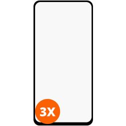 Mobigear Premium Motorola Moto G Pro Tvrzené sklo Ochrana displeje - kompatibilní s pouzdry - Černá (3 ks)