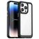 Mobigear Crystal iPhone 15 Pro Hardcase Back cover - Trasparente / Nero