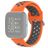 Mobigear Sport Plus Buckle Silikone Fitbit Versa 2 Urrem Spændelås - Orange / Grå