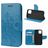 Mobigear Flowers iPhone 12 Wallet case - Blue