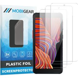 Mobigear Samsung Galaxy Xcover 5 Skærmbeskytter Folie - Case Friendly (3-pak)