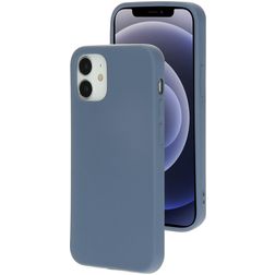 Mobiparts iPhone 12 Mini Silikoni Suojakuori - Royal Grey