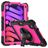 Mobigear SureGrip Xtreme iPad Mini 6 (2021) Funda Plástico rígido / Silicona Carcasa + Portalápices + Correa bandolera + Soporte - Negro / Rosa