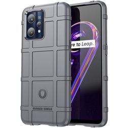 Mobigear Rugged Shield Realme 9 Pro Plus TPU flexível Capa traseira Antichoque - Cinzento