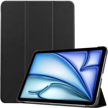 Mobigear Tri-Fold iPad Air 11 polegadas (2024) Capa livro - Preto