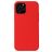 Mobigear Rubber Touch iPhone 13 Mini Silicone Back cover - Red