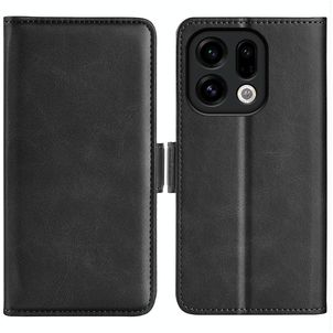 Mobigear Slim Magnet OPPO Find X9 Cover a libro portafoglio - Nero