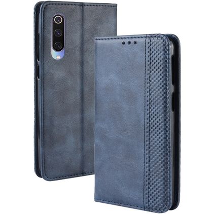 Mobigear Sensation Xiaomi Mi 9 Pungetui med Seddelrum - Blå