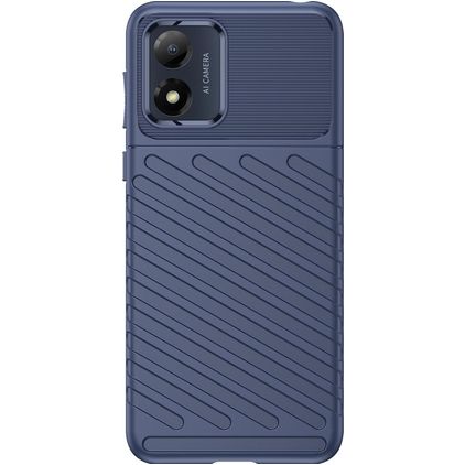 Mobigear Groove Motorola Moto E13 TPU flexible Carcasa - Azul
