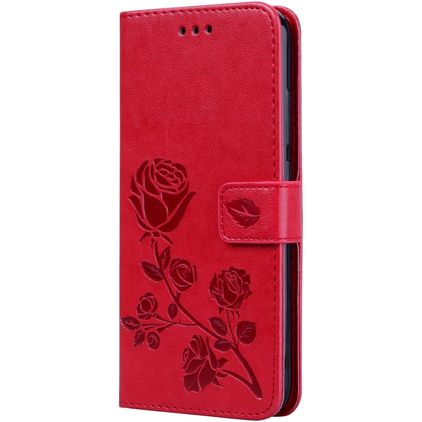 Mobigear Roses Xiaomi Redmi Note 7 Capa livro Carteira - Magenta