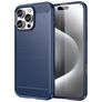 Mobigear Brushed Slim iPhone 16 Pro Max TPU flessibile Back cover - Blu