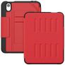 Mobigear Magnetic Folio iPad Mini 6 (2021) Wallet case + Stylus Holder - Red