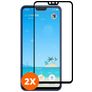 Mobigear Premium Xiaomi Mi Play Vidro temperado Película de ecrã - Compatível com capas - Preto (Pack de 2)