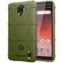 Mobigear Rugged Shield Nokia 1 Plus Flexibilní TPU Zadní kryt odolný proti nárazům - Armádní zelená