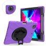 Mobigear SureGrip XGuard iPad Pro 13 polegadas (2025) Capa Plástico rígido / Silicone Capa traseira + Suporte para caneta stylus + Alça de ombro + Suporte - Roxo