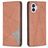 Mobigear Rhombus Slim Nothing Phone (1) Plånboksfodral - Brun
