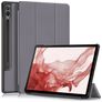 Mobigear Tri-Fold Samsung Galaxy Tab S9 Plus Cover a libro + Portapenna - Grigio